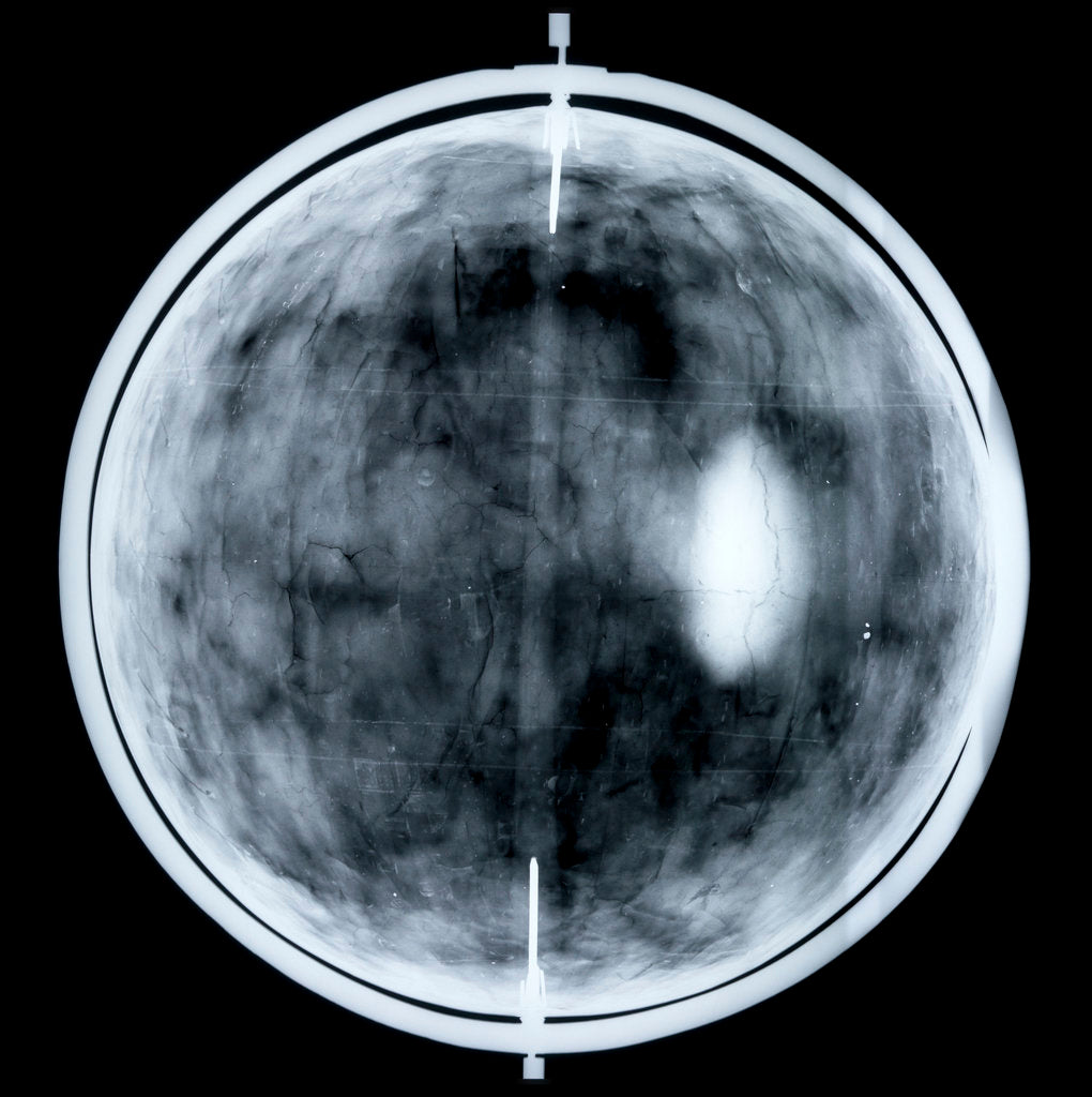Detail of Globe x-ray by Jacob Floris van Langren