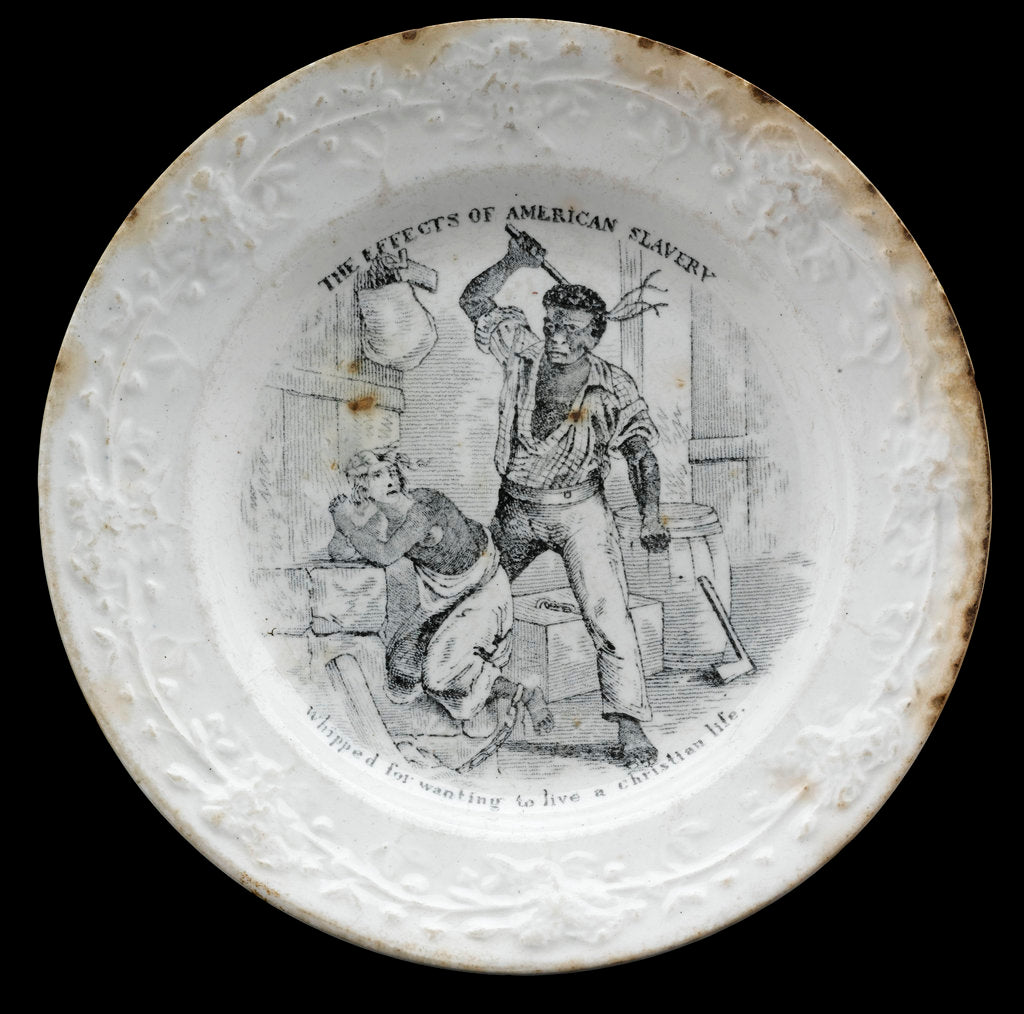 Detail of The Effects of American Slavery, whipped for wanting to live a Christian life' by unknown