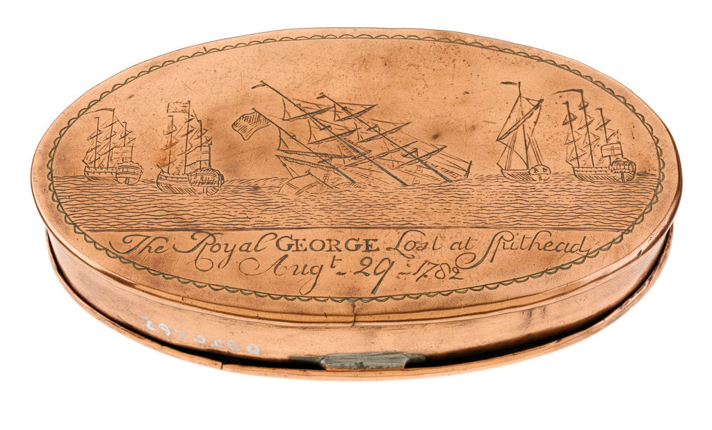 Detail of Tobacco box by unknown