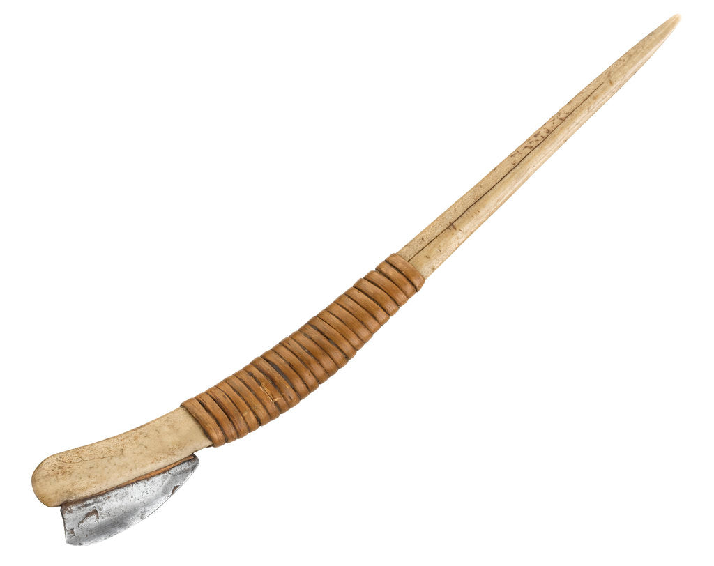 Detail of Canoe knife by unknown