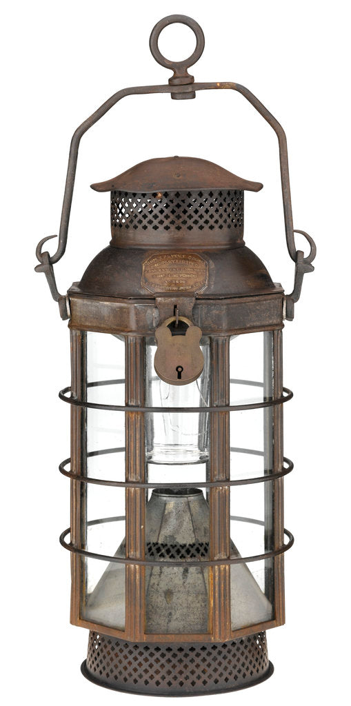 Detail of Candle lantern by Price's Patent Candle Co. Ltd.