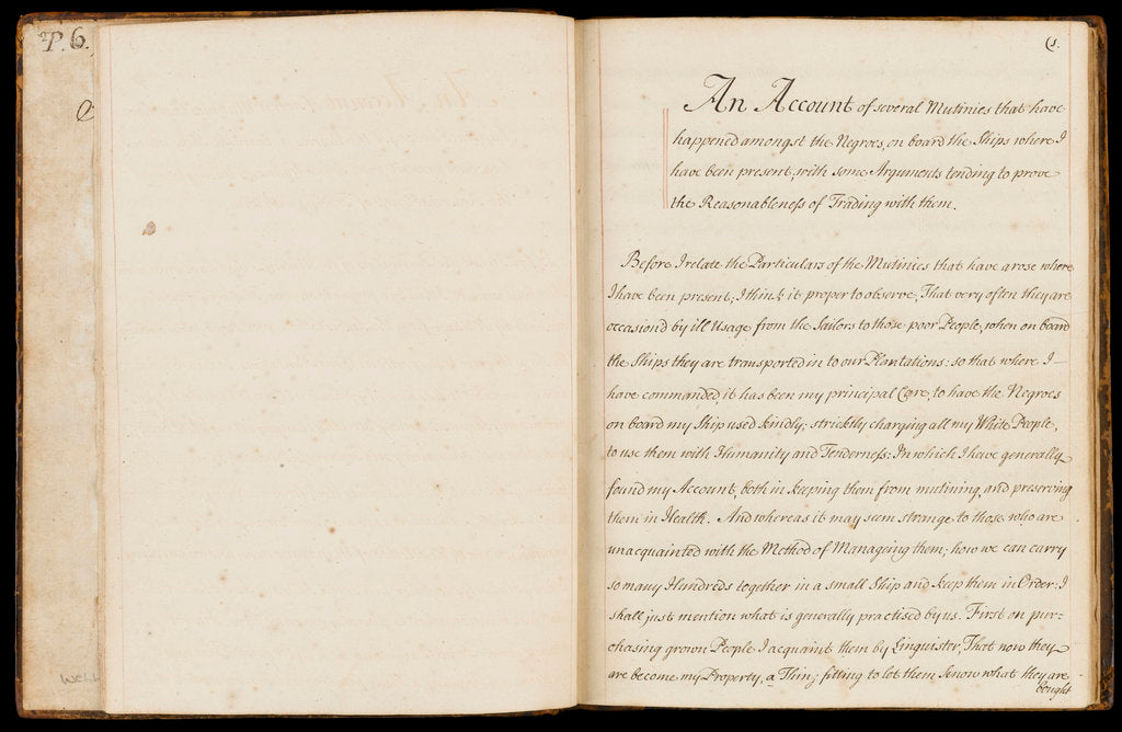 Detail of Report on the slave trade by unknown