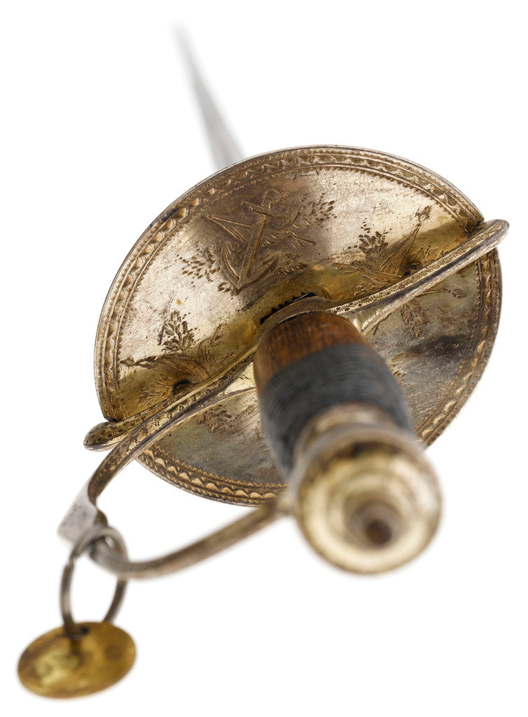 Detail of Small-sword, which belonged to Major-General William Souter, Royal Marines (active 1758-1794) by William Kersill