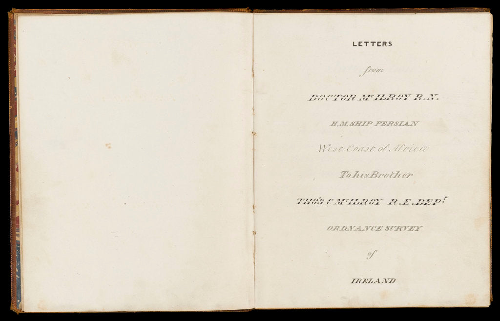 Detail of Journal of Dr McIlroy, RN, 1842 by unknown