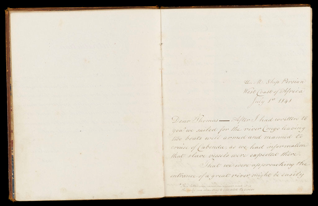 Detail of Journal of Dr McIlroy, RN, 1843 by unknown