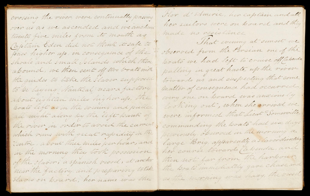 Detail of Journal of Dr McIlroy, RN, 1845 by unknown