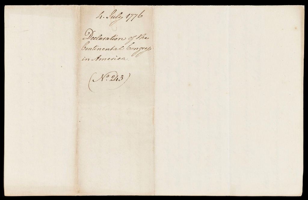 Detail of Letter from the Sandwich Papers by unknown