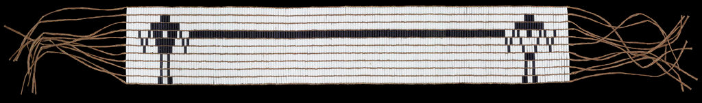 Detail of Wampum friendship belt by Ken Maracle