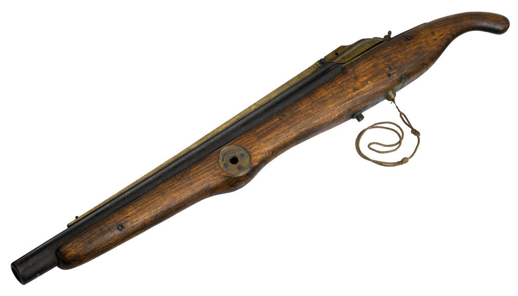 Detail of Whaling harpoon gun by W.W. Greener