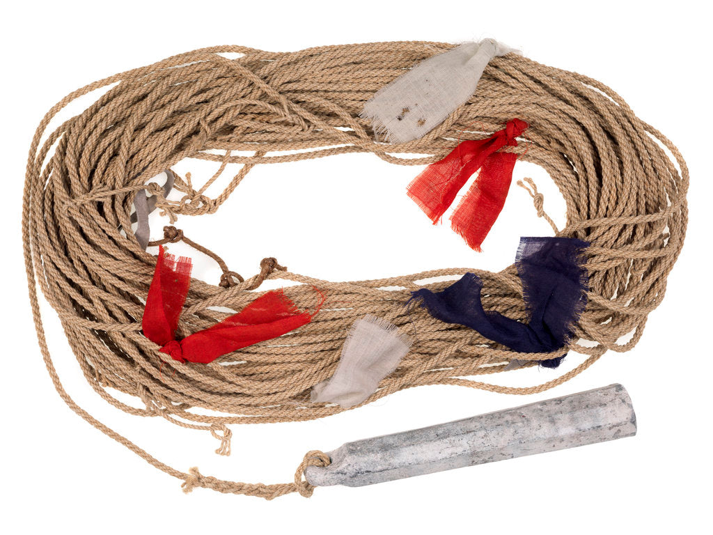 Detail of Sounding lead and line by unknown