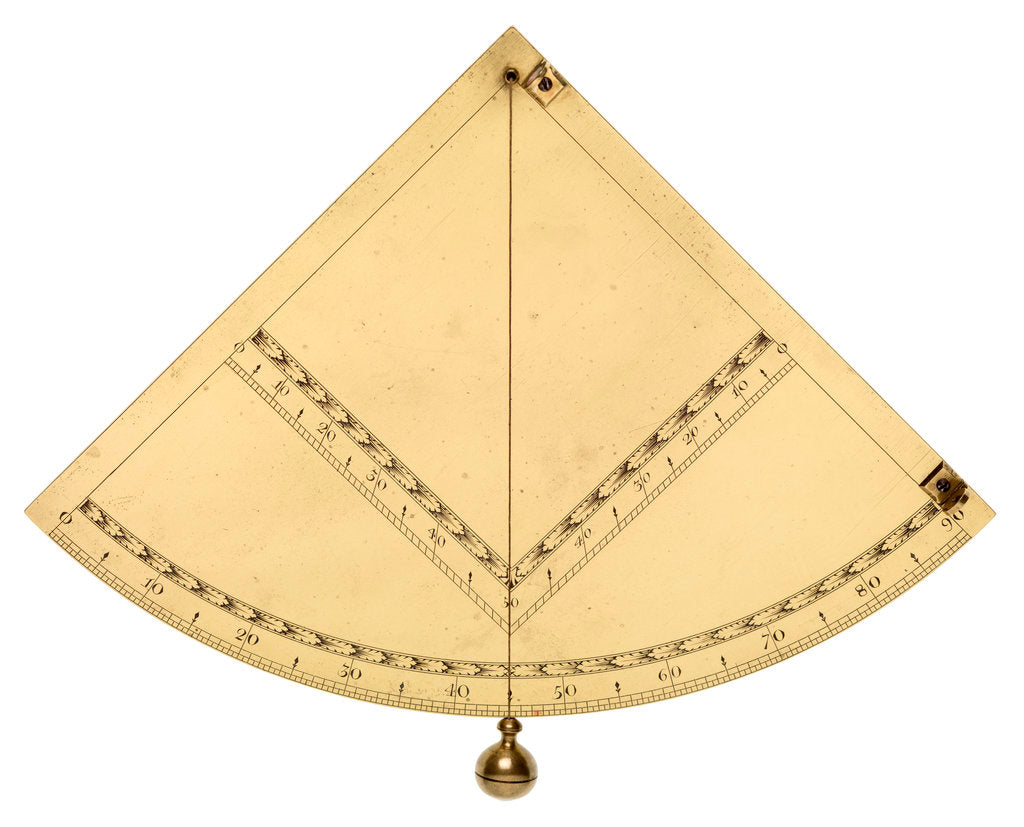 Detail of Mariner's quadrant by unknown
