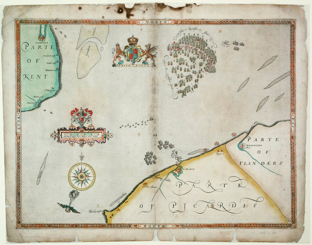 Detail of The Battle off Gravelines, 8 August 1588 by Robert Adams