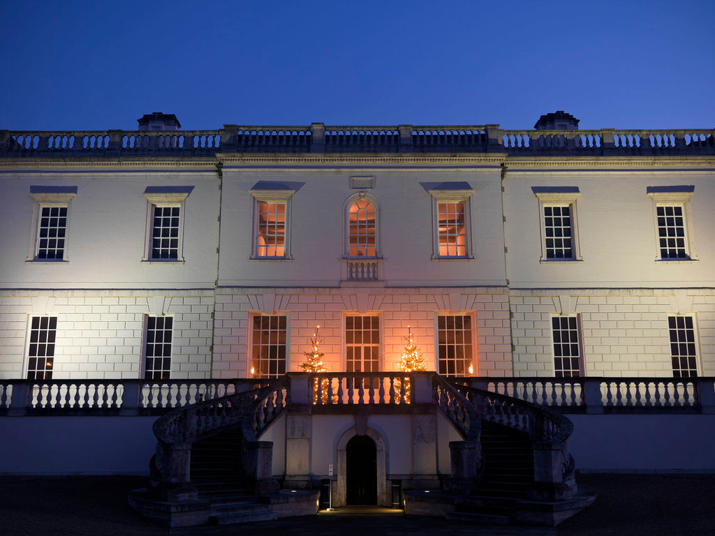 Detail of Night-time view of Queen's House, Greenwich by National Maritime Museum