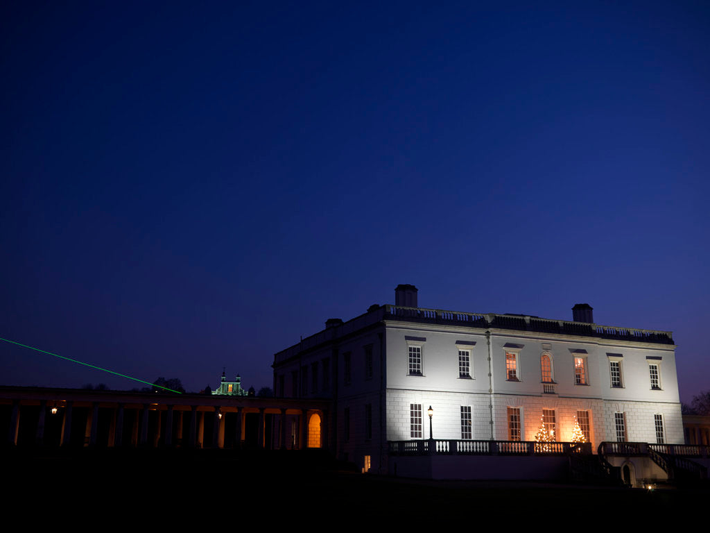 Detail of Night-time view of Queen's House, Greenwich by National Maritime Museum