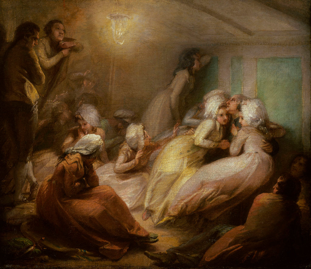 Detail of The wreck of the 'Halsewell', Indiaman, 1786 by Thomas Stothard