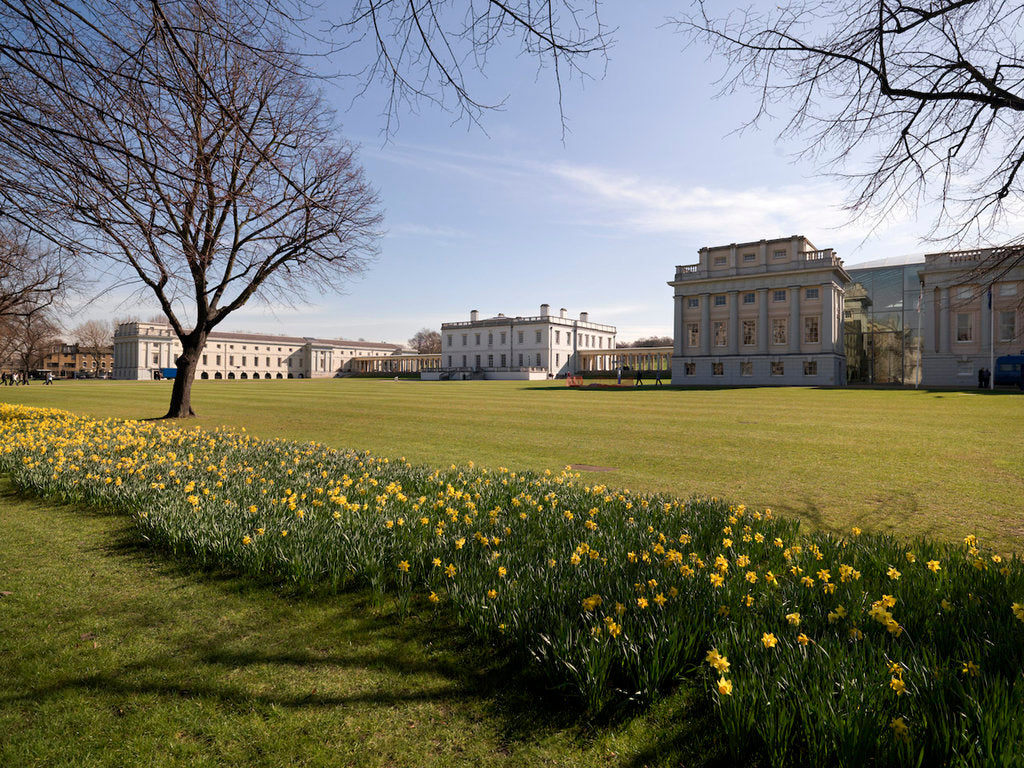Detail of View of National Maritime Museum and Queen's House from Stanhope Gate by National Maritime Museum
