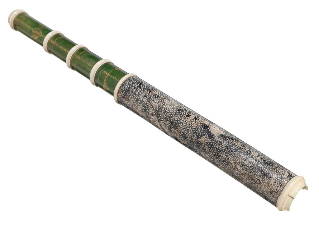 Detail of Portable telescope by George Willdey