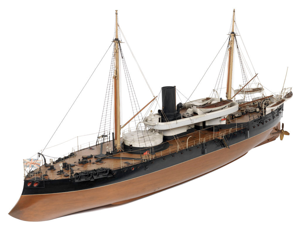 Detail of Ironclad ram 'Rupert' (Br, 1872) by unknown