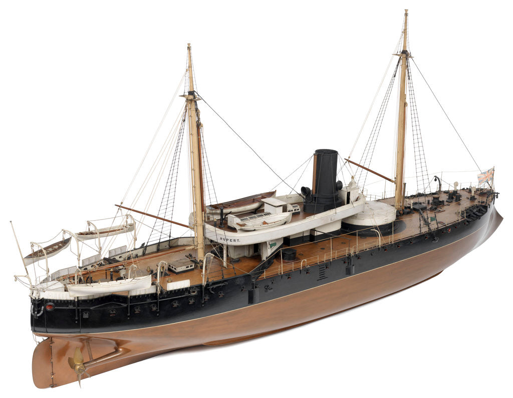 Detail of Ironclad ram 'Rupert' (Br, 1872) by unknown