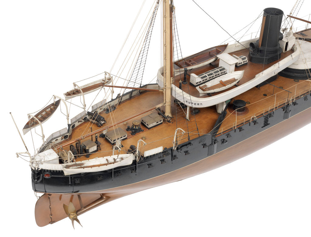 Detail of Ironclad ram 'Rupert' (Br, 1872) by unknown