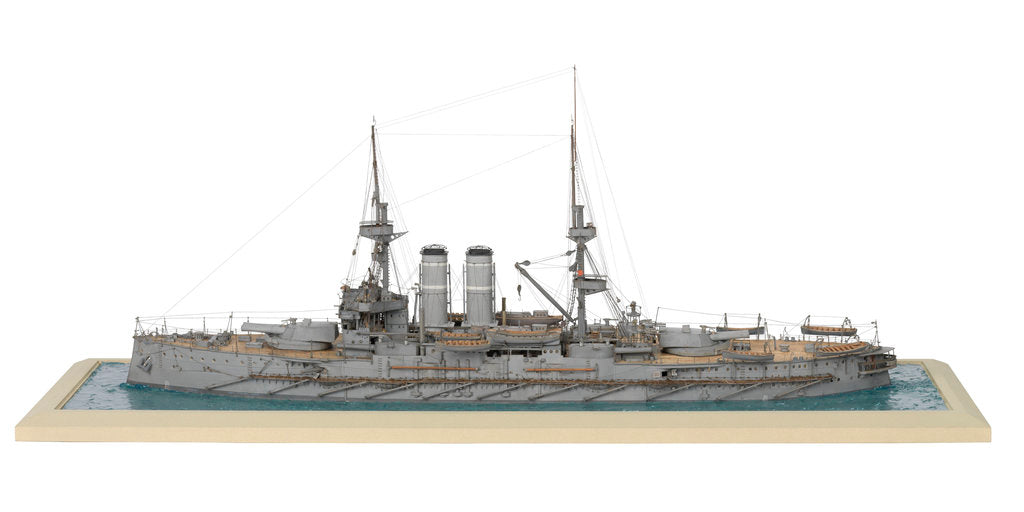 Detail of HMS 'Hindustan' (1903) by Alma Claude Burlton Cull
