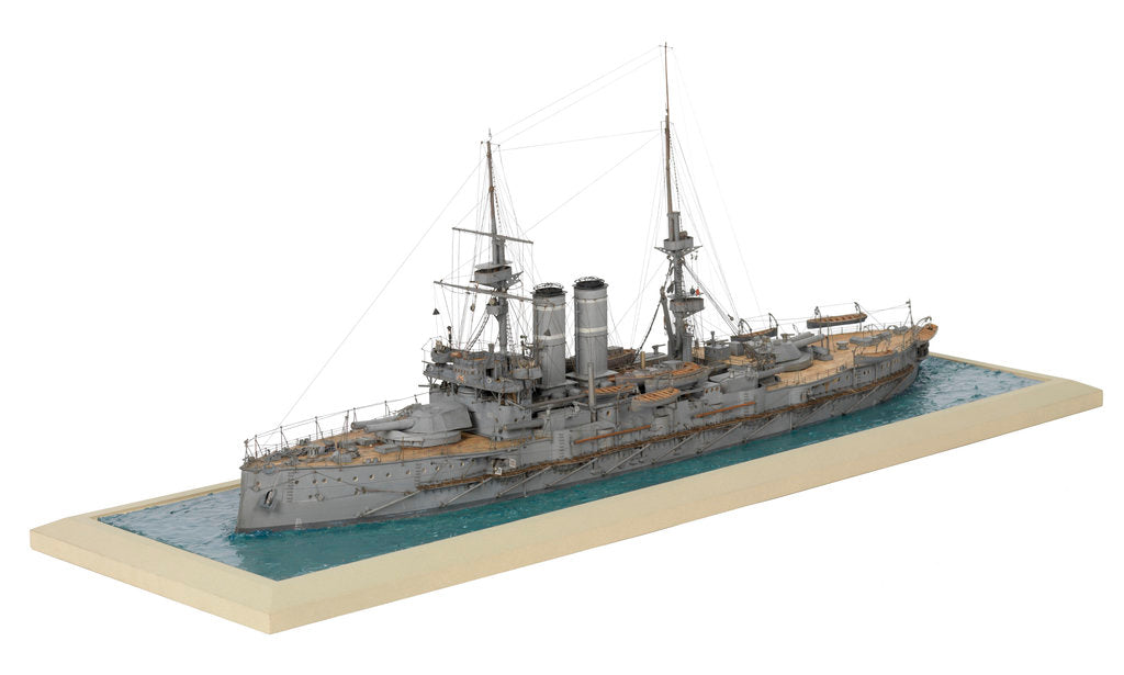 Detail of HMS 'Hindustan' (1903) by Alma Claude Burlton Cull
