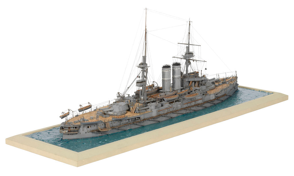 Detail of HMS 'Hindustan' (1903) by Alma Claude Burlton Cull
