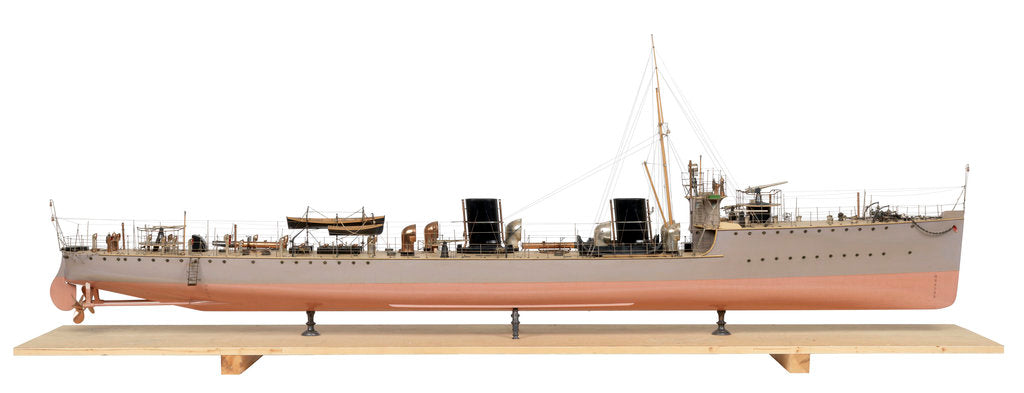 Detail of Model of destroyer HMS 'Boyne' (1904) by unknown