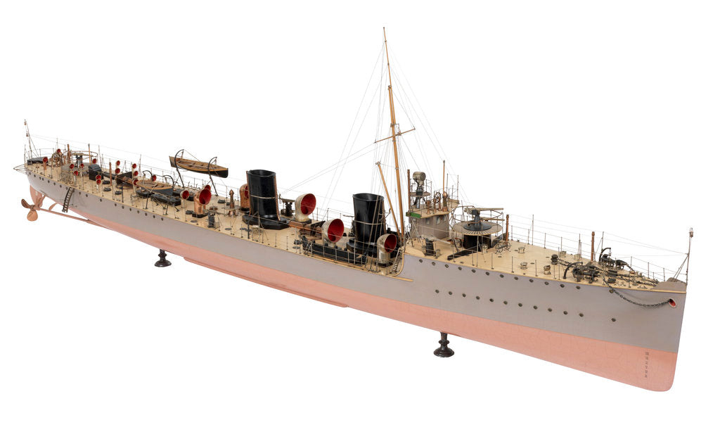 Detail of Model of destroyer HMS 'Boyne' (1904) by unknown