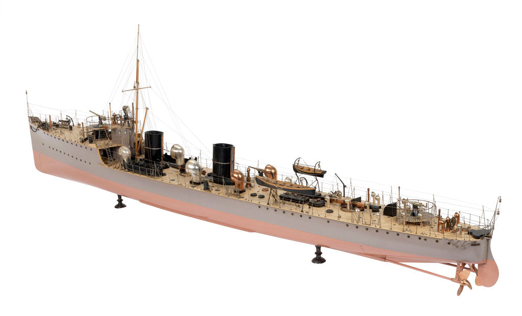 Detail of Model of destroyer HMS 'Boyne' (1904) by unknown