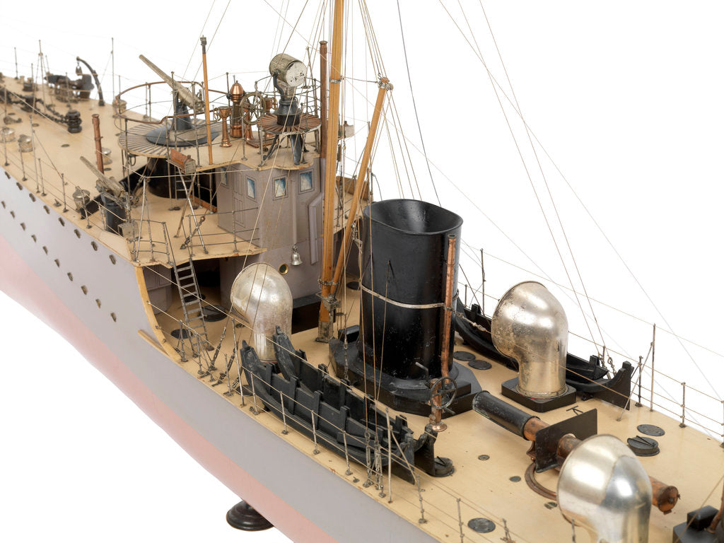 Detail of Model of destroyer HMS 'Boyne' (1904) by unknown