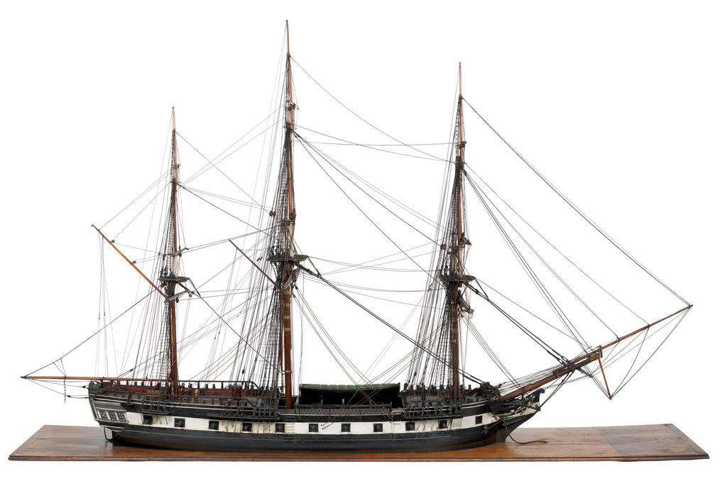 Detail of Ship of 20 guns by unknown