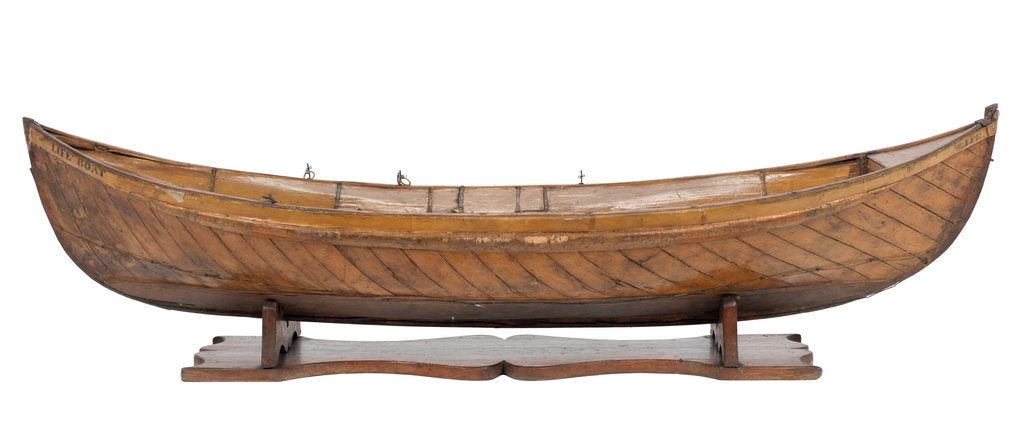 Detail of Pulling and sailing lifeboat 'Victoria' (1850) by unknown