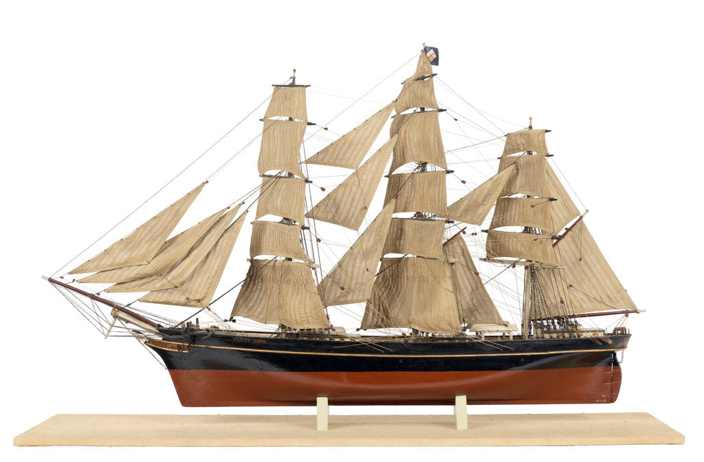 Detail of 'Cutty Sark' (1869) by Thomas Rosenkvist