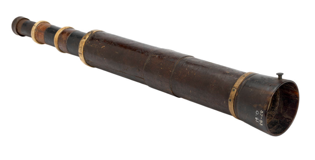 Detail of Portable telescope by unknown