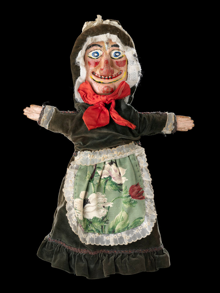 Detail of Puppet 'Judy', part of Punch and Judy set by unknown