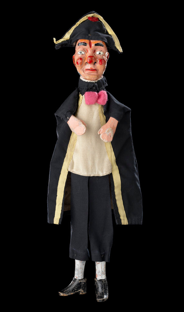 Detail of Puppet 'Beadle', part of Punch and Judy set by unknown