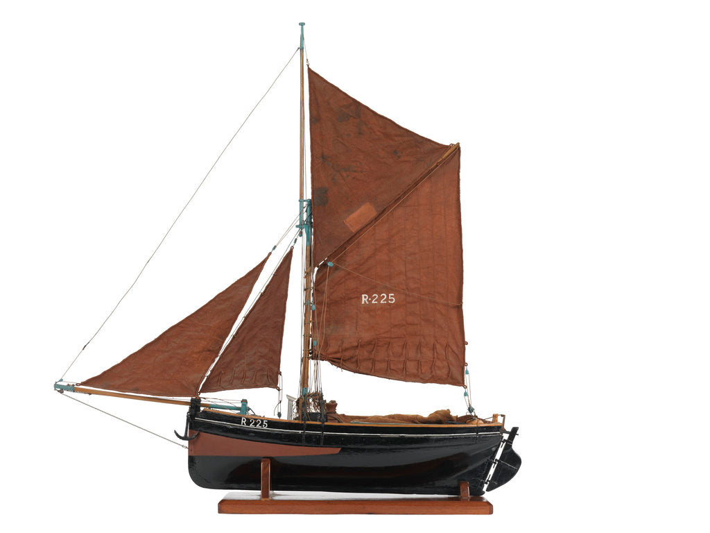 Detail of Bawley trawler 'Providence' (1920) by D. S. Paterson