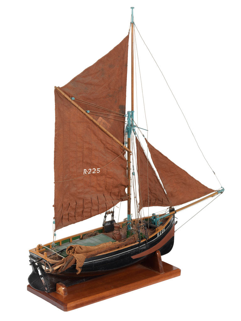 Detail of Bawley trawler 'Providence' (1920) by D. S. Paterson