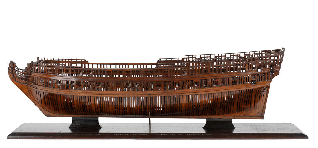 Detail of Warship (1715-1717) by unknown