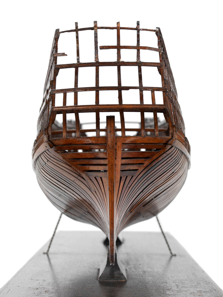 Detail of Warship (1715-1717) by unknown