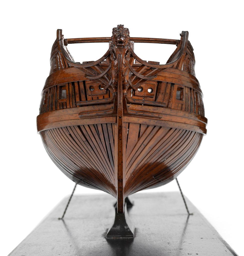 Detail of Warship (1715-1717) by unknown