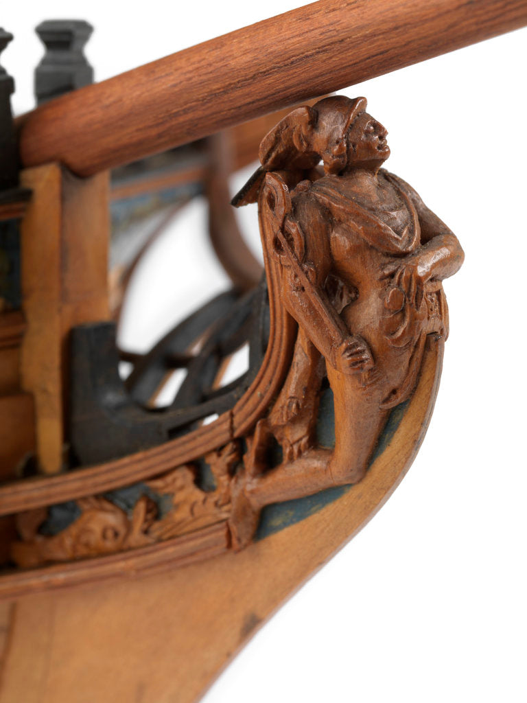 Detail of Navy Board model of yacht 'Plymouth' (1755) by unknown