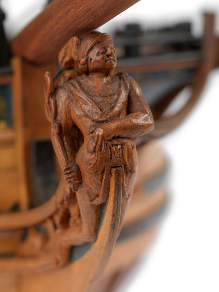 Detail of Navy Board model of yacht 'Plymouth' (1755) by unknown