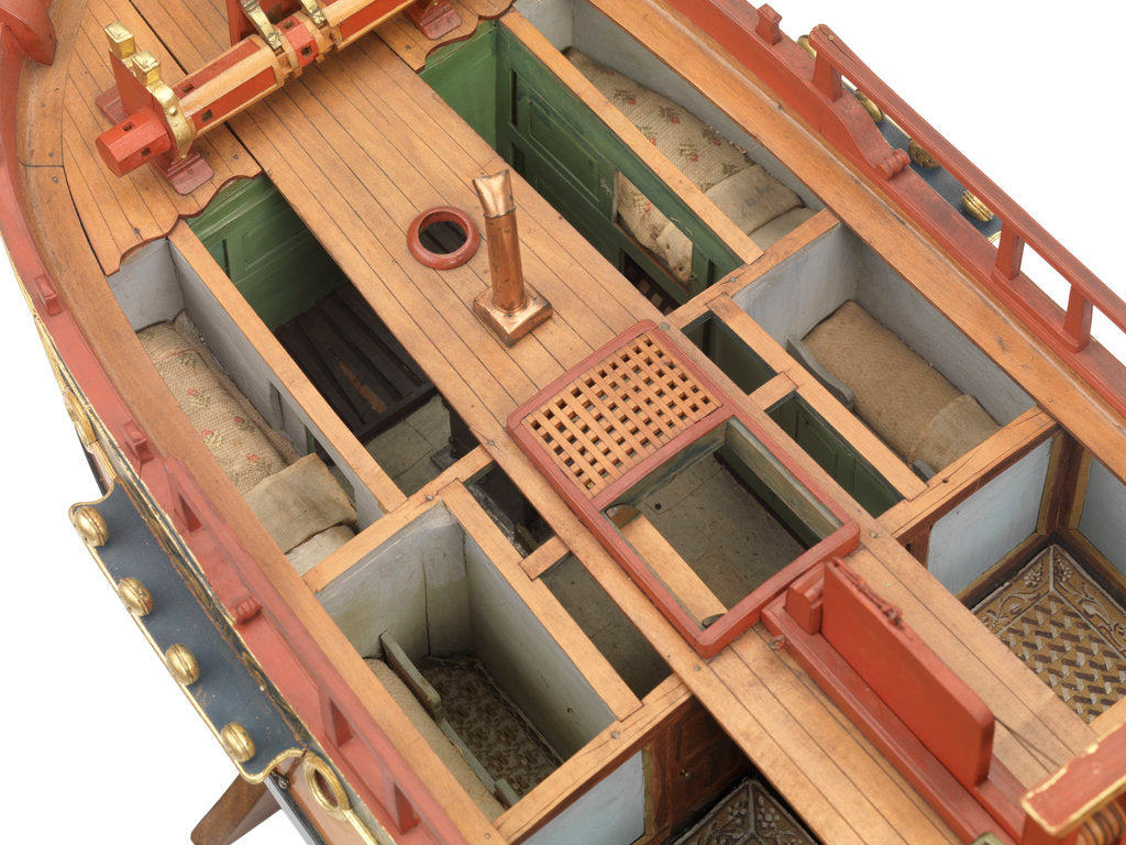 Detail of Ship of 80 guns, three-decker 2nd rate by unknown