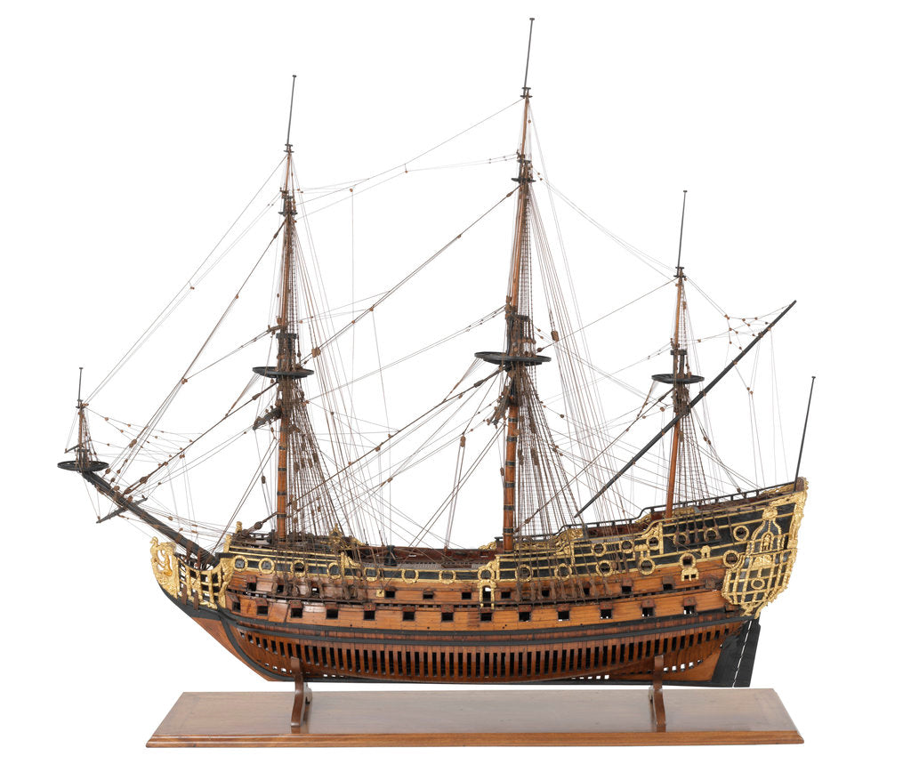 Detail of Ship of 90-guns by unknown