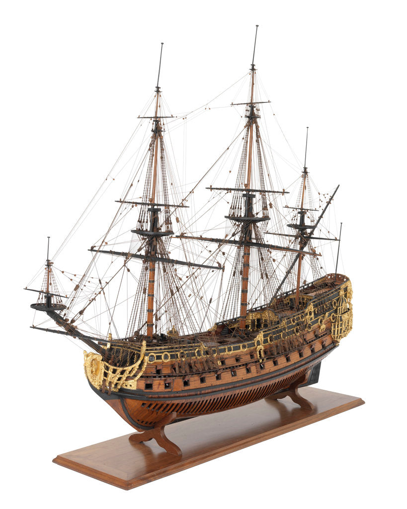 Detail of Ship of 90-guns by unknown