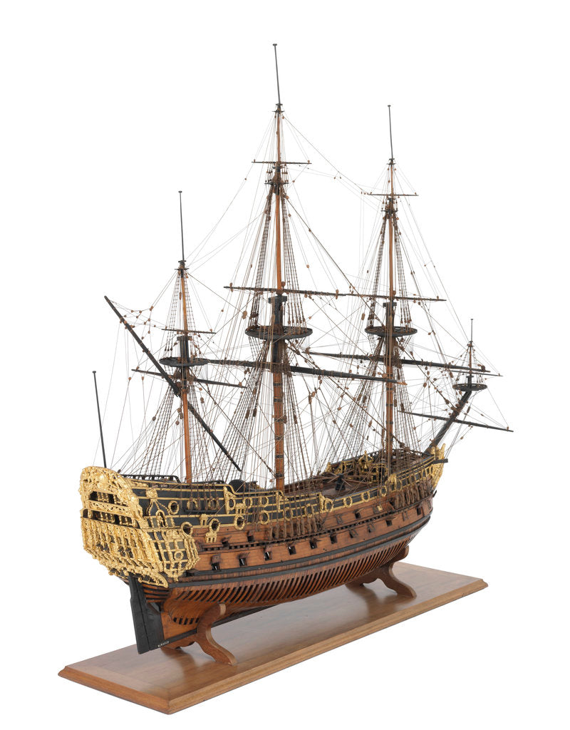 Detail of Ship of 90-guns by unknown