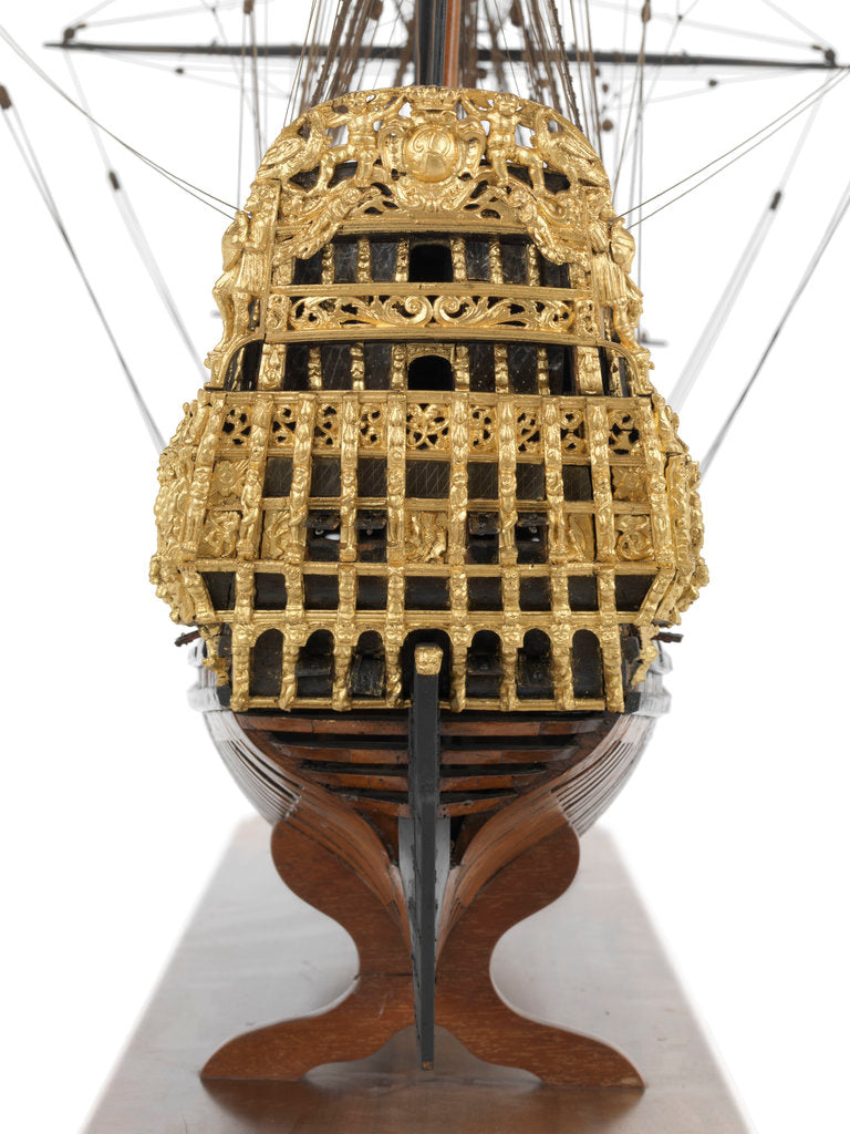 Detail of Ship of 90-guns by unknown