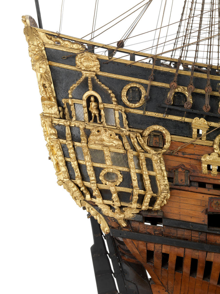Detail of Ship of 90-guns by unknown
